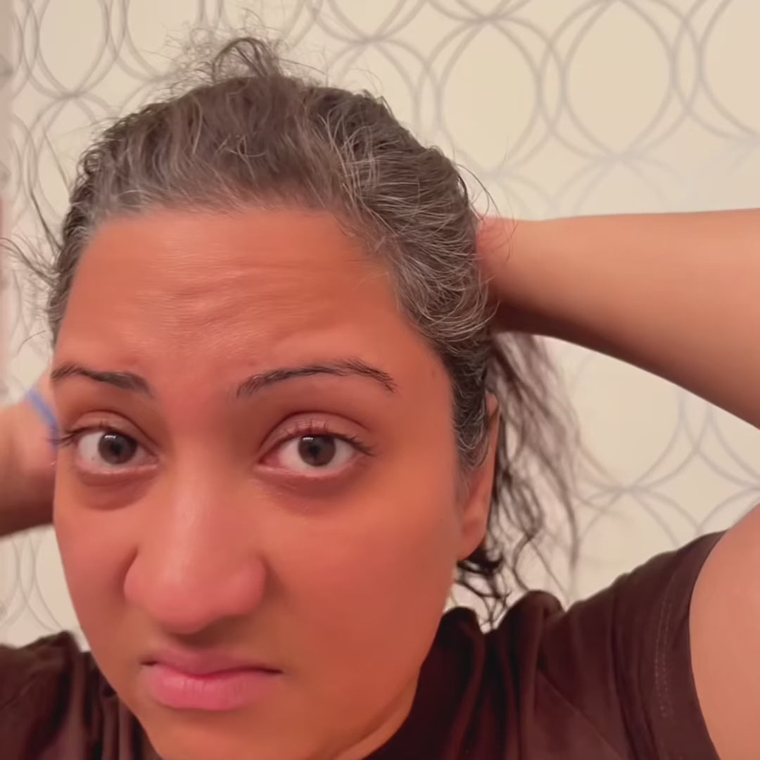 Application du shampooing colorant Polar Hair sans ammoniaque